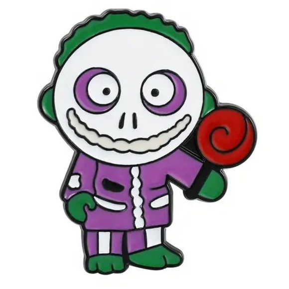 Barrel Nightmare Pin Enamel Creepy Movie Metal Charm Disney Backpack Charm - Picture 1 of 4